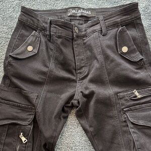 Valabasas Men's Black Cargo Pants